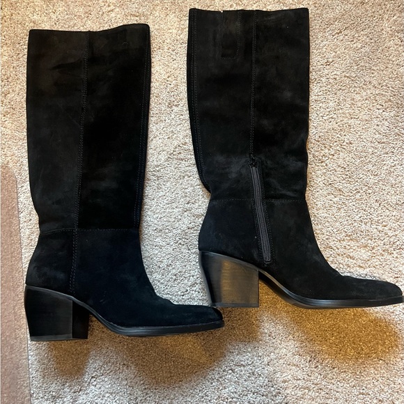 Naturalizer Fae Black Suede Knee High Boot 8M - Picture 7 of 9